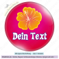 Preview: Hibiskus Blume orange auf pink