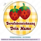 Preview: Erdbeeren vichy gelb