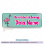 Preview: Medi-Flamingo türkis (25x70mm)