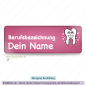 Preview: Lachender Zahn pink (70x25mm)