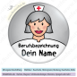 Preview: Krankenschwester GESCHMINKT Frisur 2