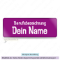 Preview: Namensschild darkmagenta