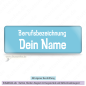 Preview: Namensschild hellblau