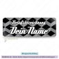 Preview: Namensschild Würfel 3D schwarz