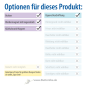 Preview: Lachender Zahn blau (70x25mm)
