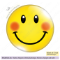 Preview: Smilie rote Backen