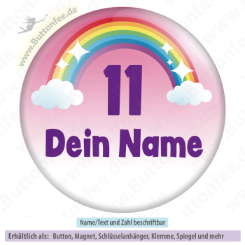 Regenbogen auf rosa
