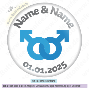 Zwei männliche Symbole