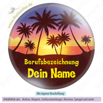Palmenstrand am Abend