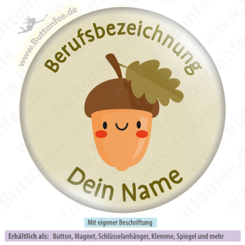 Lustige Eichel schmal
