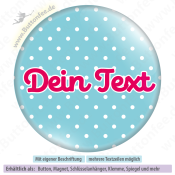 Kleine weisse Punkte auf blau