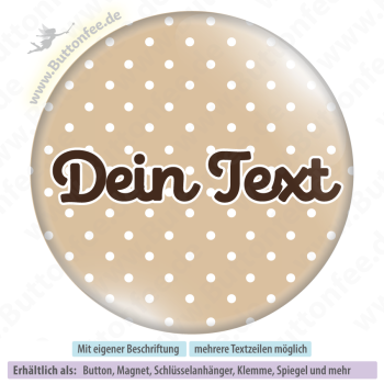 Kleine weisse Punkte auf braun