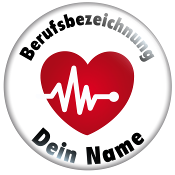 EKG-Herz rot