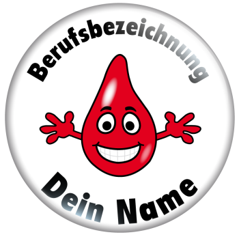 Bluttropfen auf weiss