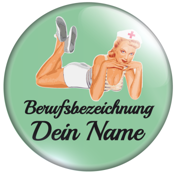 Pin-Up Schwester auf mint