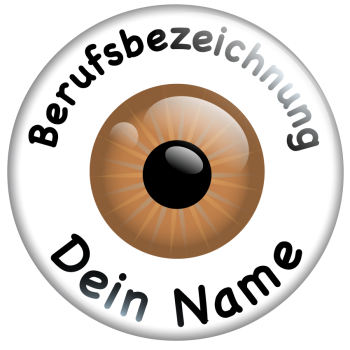 Auge braun