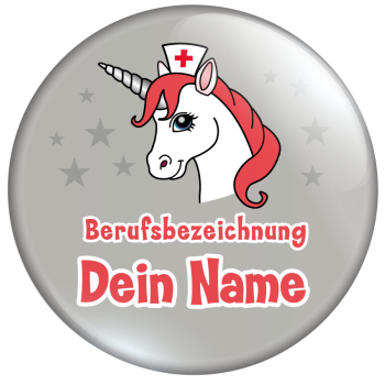 Medi Einhorn auf grau