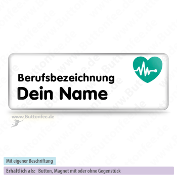EKG Herz mint (70x25mm)