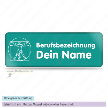 Vitruvianischer Mensch mint (70x25mm)