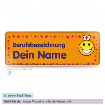 Medi Smilie orange (70x25mm)
