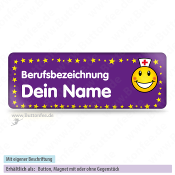 Medi Smilie lila (70x25mm)