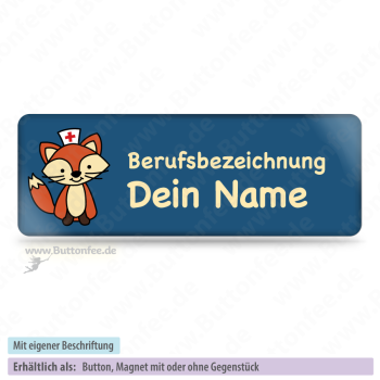 Medi Fuchs blau (25x70mm)