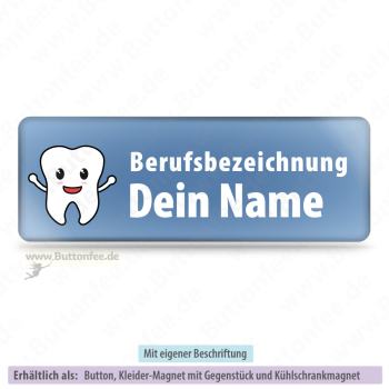 Fröhlicher Zahn (70x25mm)