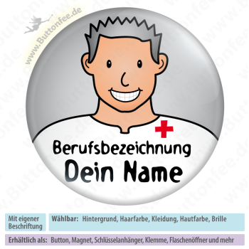 Krankenpfleger LÄCHELND Frisur 3