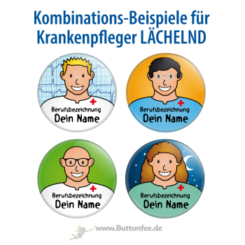 Krankenpfleger LÄCHELND Frisur 3