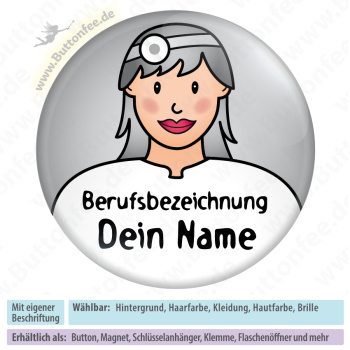 Ärztin GESCHMINKT Frisur 10