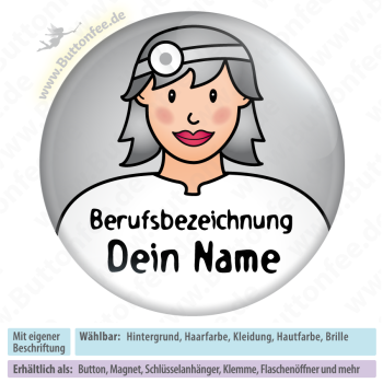Ärztin GESCHMINKT Frisur 11