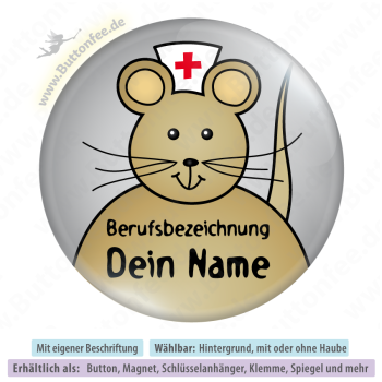 Braune Maus mit oder ohne Haube