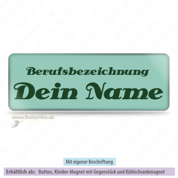 Namensschild mint