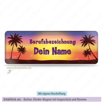 Palmenstrand am Abend