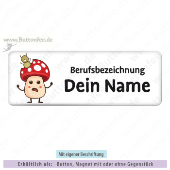 Fliegenpilz mit Wurm (25x70mm)