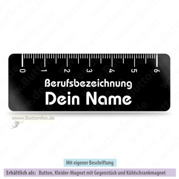 Metermaß auf schwarz