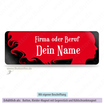 Frauenprofil rot