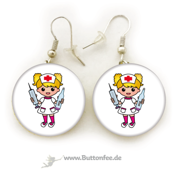 Ohrringe Manga Schwester blond