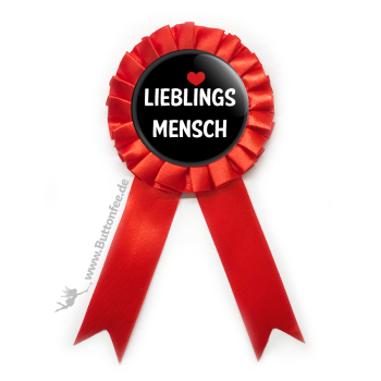 Orden Lieblingsmensch schwarz-rot
