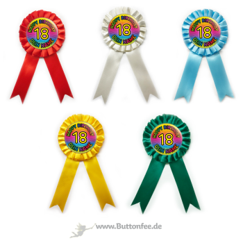 Orden Geburtstag auf Regenbogenverlauf