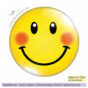 Smilie rote Backen