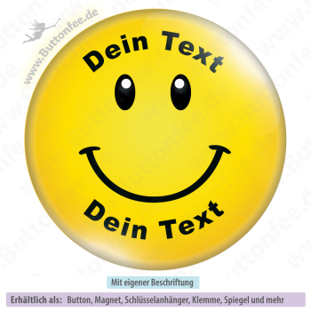 Smilie mit Text oben und/oder unten