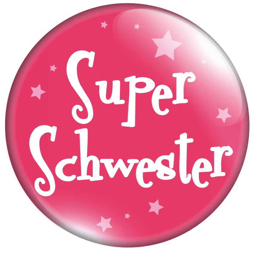 Buttonfee Super Schwester