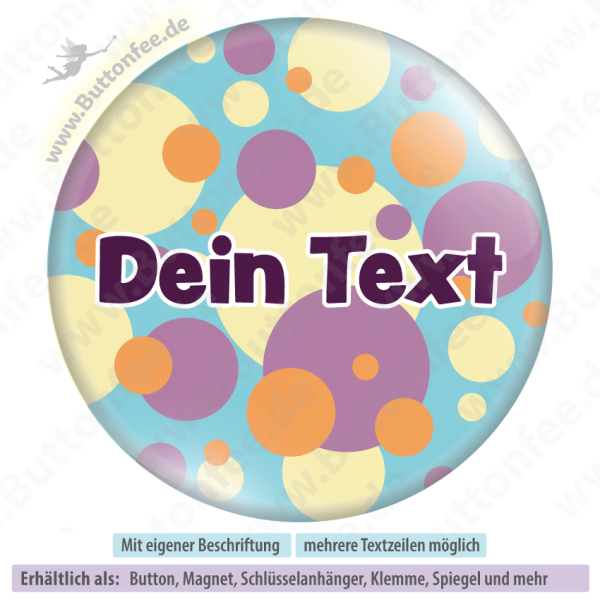 Punktmuster blau-gelb