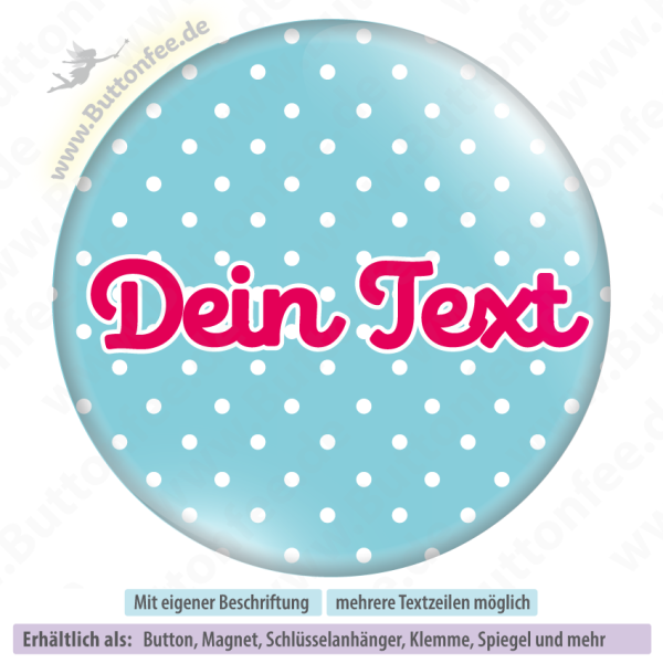 Kleine weisse Punkte auf blau