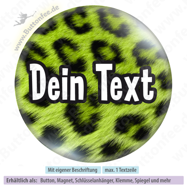 Leopardenmuster grün