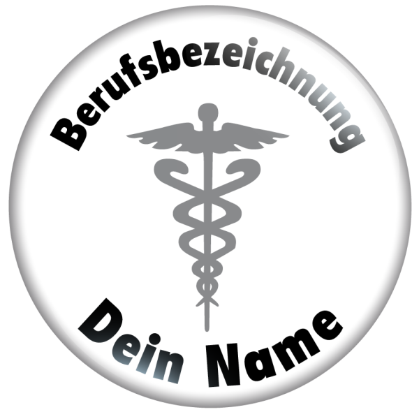 Äskulapstab auf weiss