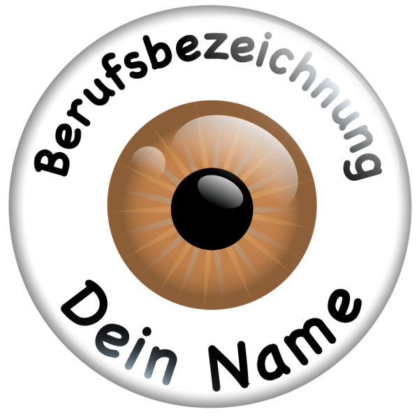 Auge braun