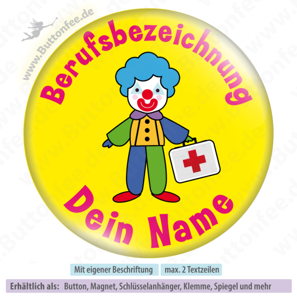 Clown mit Medikoffer