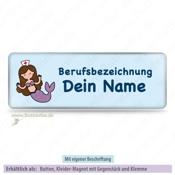 Medi-Meerjungfrau dunkel (25x70mm)